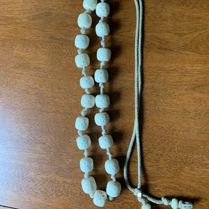 Beaded “bone” necklace from Lucky Brand